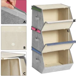 Cheap SONGMICS 3 Bacs animaux