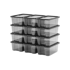 Outlet SONGMICS 12 Boites transparent