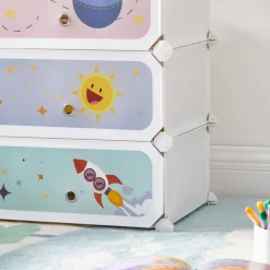 Sale SONGMICS 18 Boîtes à chaussures 3 meubles transparent et blanc nuage