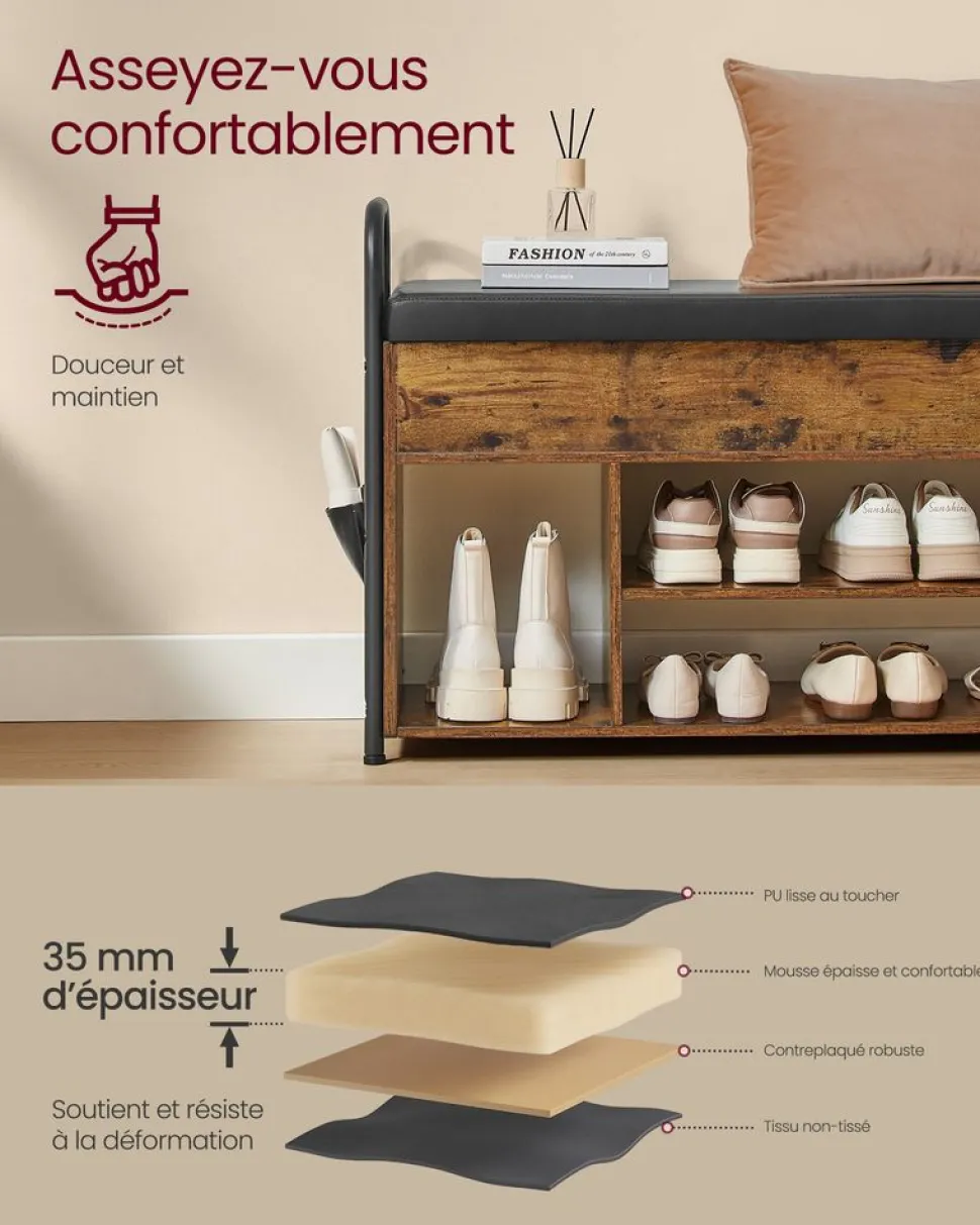 Online SONGMICS 6 boîtes à chaussures jusqu’à la pointure 46 transparent et noir d'encre