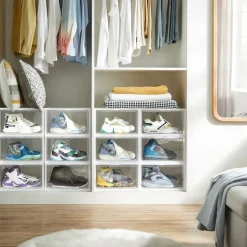 Sale SONGMICS 6 Boîtes à chaussures porte