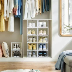 Best SONGMICS 12 Boîtes chaussure transparent