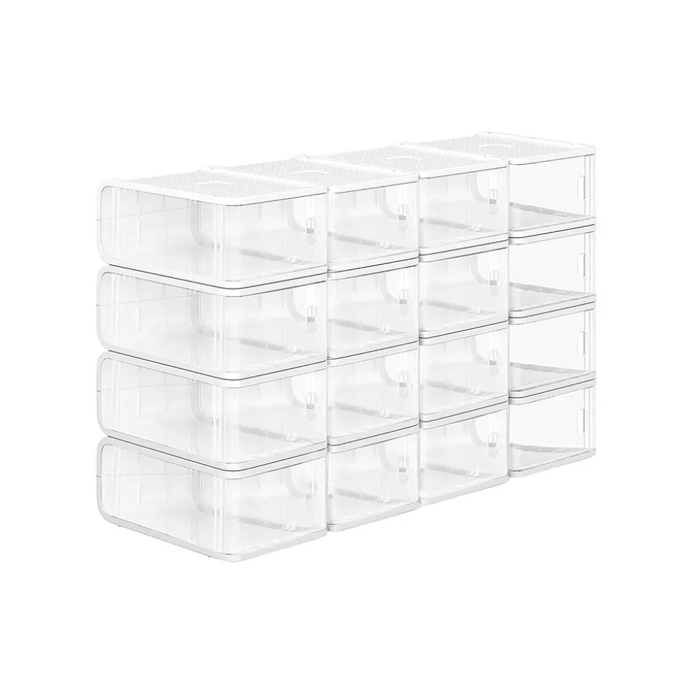 Cheap SONGMICS 16 Boîtes chaussures arrondies