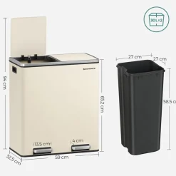 New SONGMICS 18 Boîtes chaussures transparent