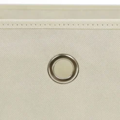 Shop SONGMICS 6 Boîtes de rangement beige