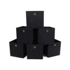 Shop SONGMICS 6 Boîtes de rangement beige