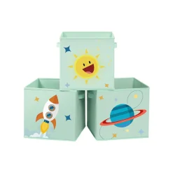 Best Sale SONGMICS 3 Boîtes de rangement bleu