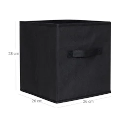 Flash Sale SONGMICS 6 Boîtes de rangement noir