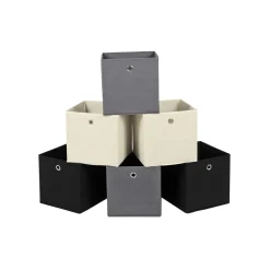 Online SONGMICS 6 Boîtes gris beige noir