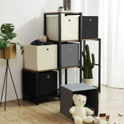 Online SONGMICS 6 Boîtes gris beige noir