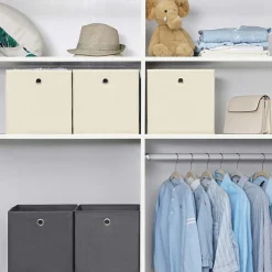 Online SONGMICS 6 Boîtes gris beige noir