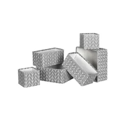 Clearance SONGMICS 6 Boîtes gris foncé