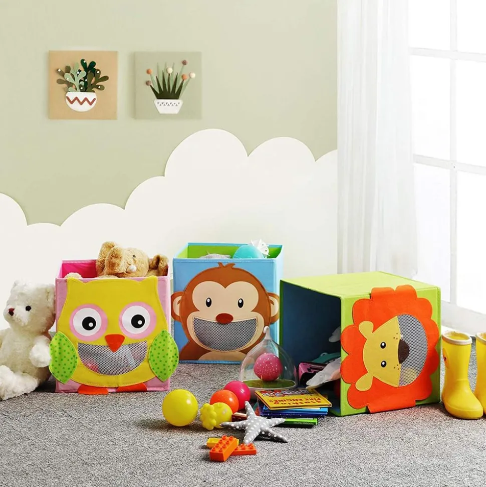 Clearance SONGMICS 3 Boîtes rangement animaux