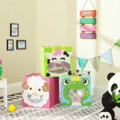 Clearance SONGMICS 3 Boîtes rangement animaux