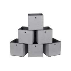 Best SONGMICS 6 Boîtes rangement Gris