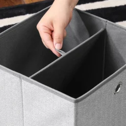 Best SONGMICS 6 Boîtes rangement Gris