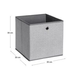 Best SONGMICS 6 Boîtes rangement Gris