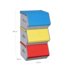 Best Sale SONGMICS 3 Boîtes rangement jouets