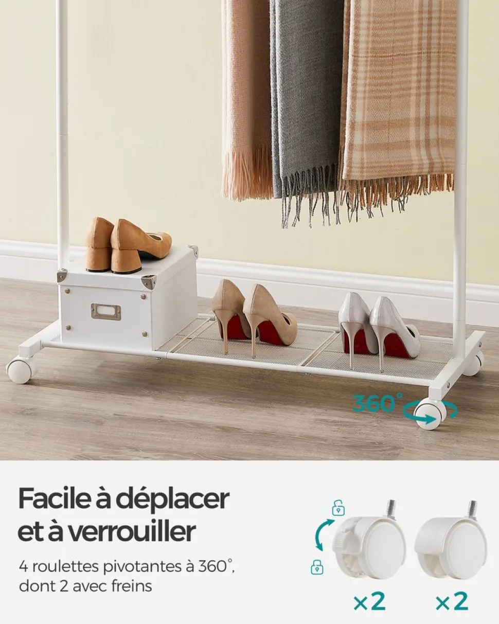 Hot SONGMICS 3 Boîtes rangement pour enfant Blanc