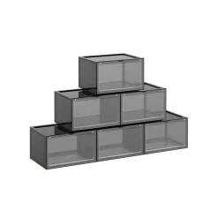 Clearance SONGMICS 20 Boîtes transparent Blanc