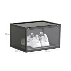 Clearance SONGMICS 20 Boîtes transparent Blanc