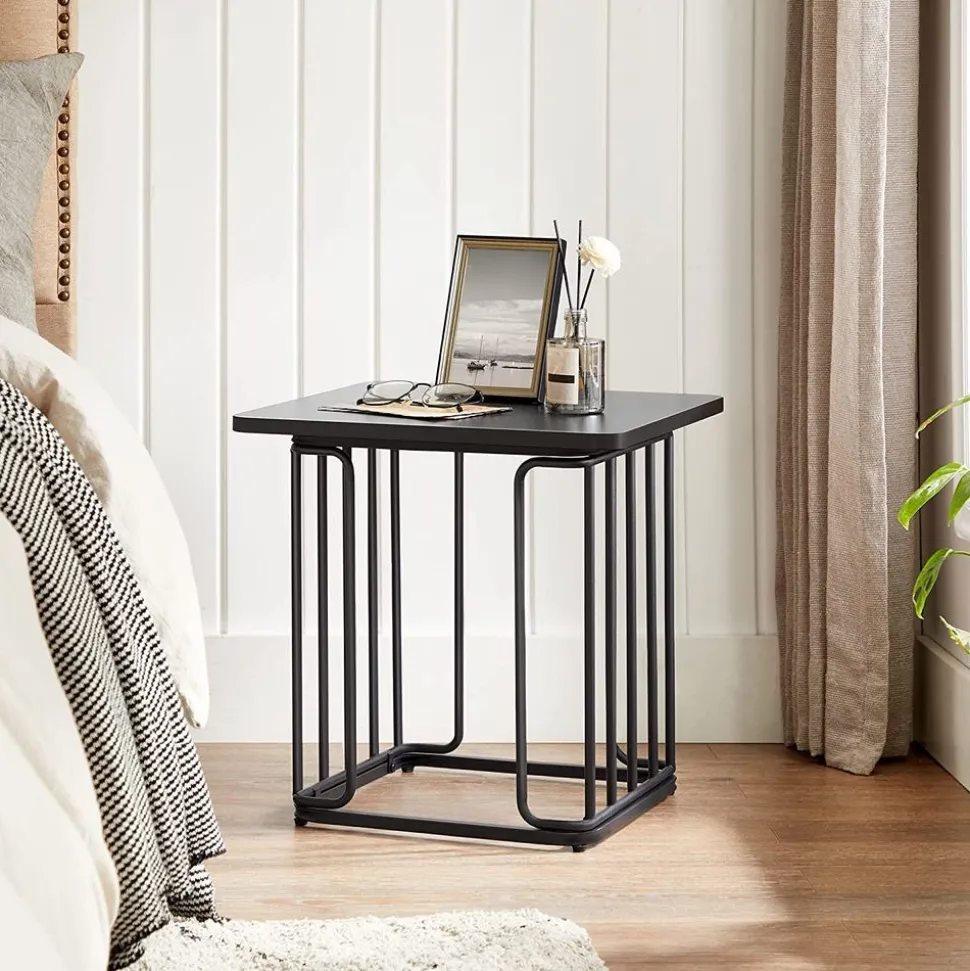 Best SONGMICS 2 Bouts de canapé Blanc