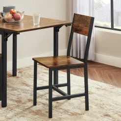 Cheap SONGMICS 2 Chaises à manger industriel