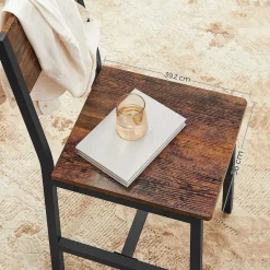 Cheap SONGMICS 2 Chaises à manger industriel