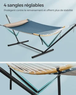 Best Sale SONGMICS 2 Chaises de camping pliable