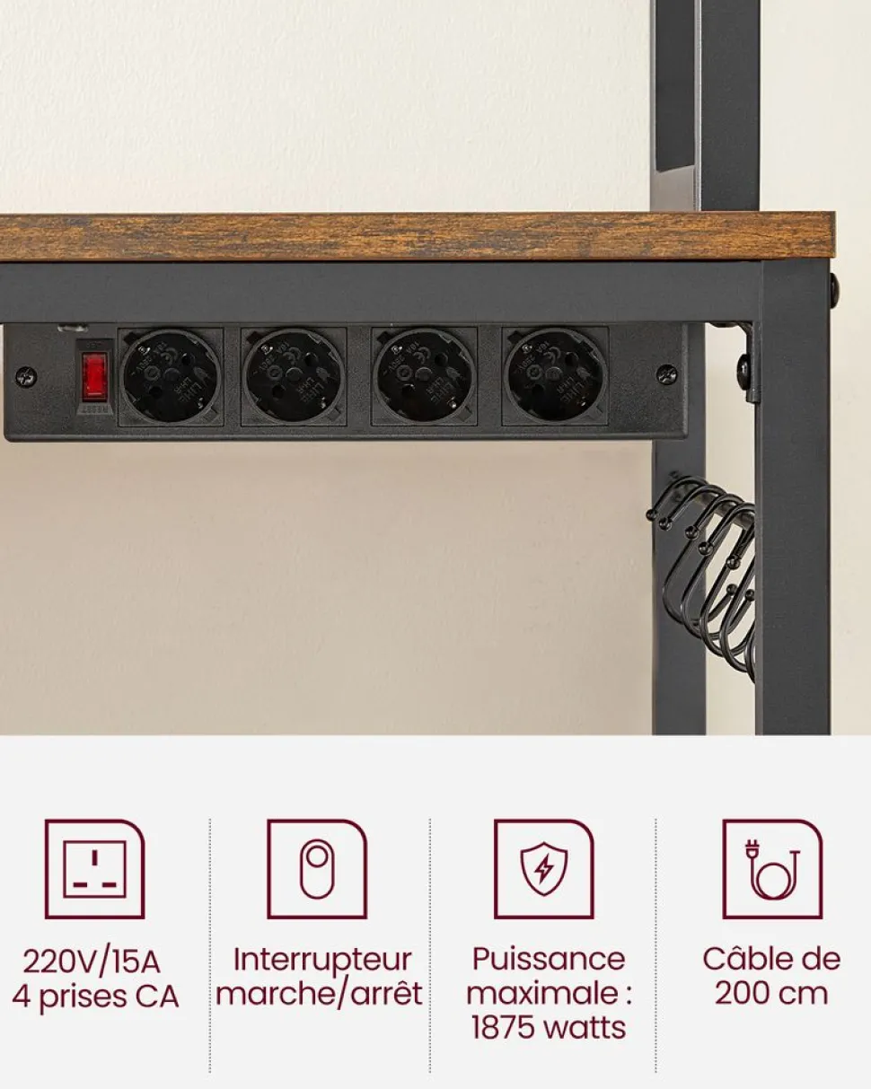 Flash Sale SONGMICS 2 Chaises design X Noir