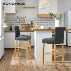 Best Sale SONGMICS ２ Chaises dossier Gris