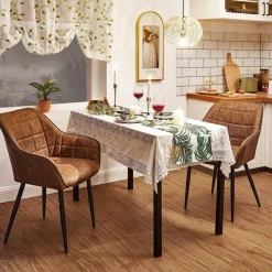 Discount SONGMICS ２ Chaises hautes foncé Gris