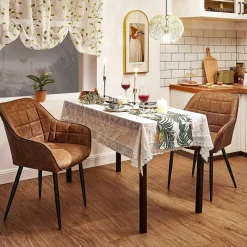 Discount SONGMICS ２ Chaises hautes foncé Gris