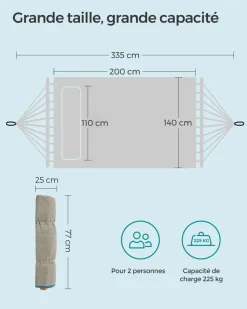 Flash Sale SONGMICS 2 Chaises longues portables avec bandoulières 158 x 55 cm bleu ciel