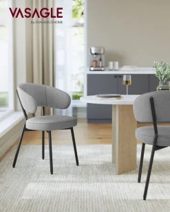Shop SONGMICS ２ Chaises moderne gris