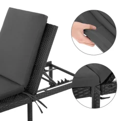 Discount SONGMICS 2 Chaises pliantes alu gris