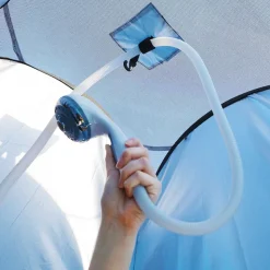 Fashion SONGMICS 2 Chaises pliantes camping avec porte-gobelet gris ardoise