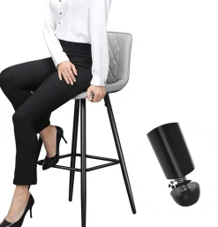 Shop SONGMICS 2 Chaises salle à manger gris