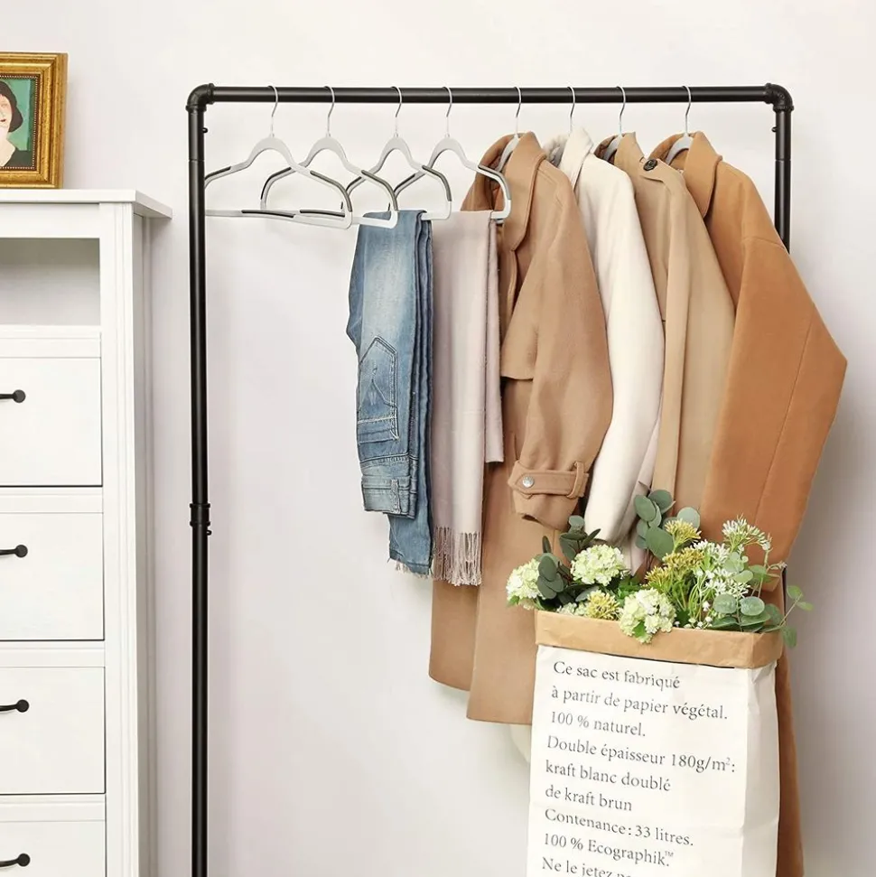 Sale SONGMICS 12 Cintres antidérapants pince