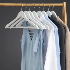 Clearance SONGMICS 50 Cintres bois d'érable noir