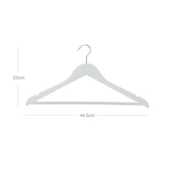 Cheap SONGMICS 30 Cintres bois massif blanc