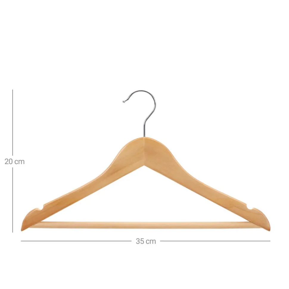 Online SONGMICS 20 Cintres enfant bois