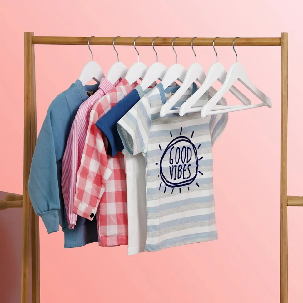 Online SONGMICS 20 Cintres enfant bois