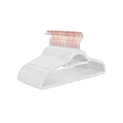 Cheap SONGMICS 30 Cintres large velours blanc