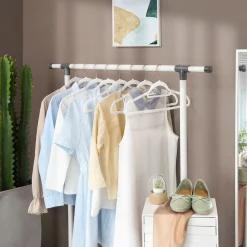 Cheap SONGMICS 30 Cintres large velours blanc