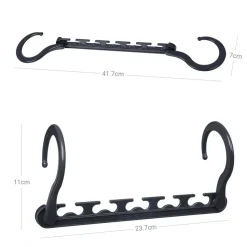 Best Sale SONGMICS 10 Cintres magiques noir