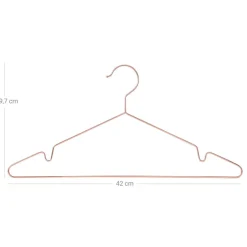 Cheap SONGMICS 10 Cintres métal rose gold