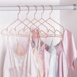 Cheap SONGMICS 10 Cintres métal rose gold