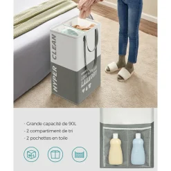 Hot SONGMICS 4 Cintres pantalon Noir