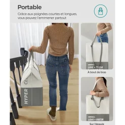 Hot SONGMICS 4 Cintres pantalon Noir